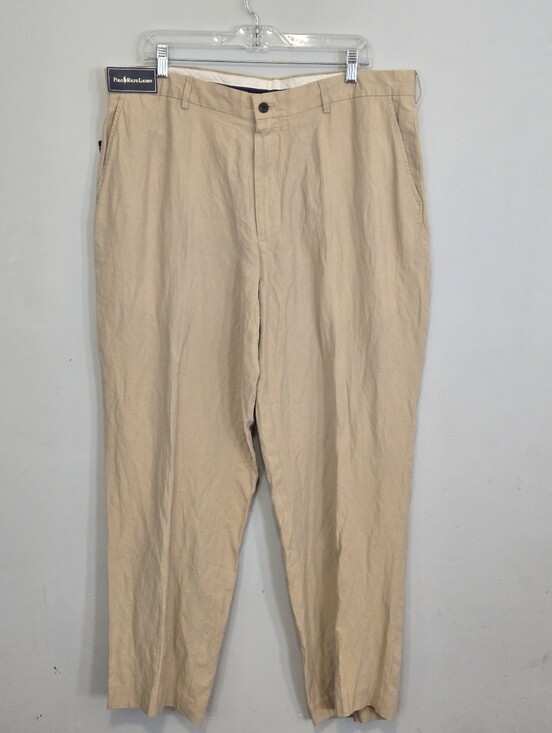 Ralph Lauren Other - Ralph Lauren Men's Linen/Silk Blend Pants 38/30 NWT Beige Lightweight Comfort